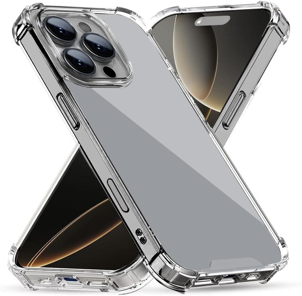 Für Apple iPhone 16 Pro | Crystal Clear Case Hybrid Eckschutz Hülle