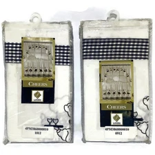 Lorraine Home Fashions Window Valance Set of 2 Cheers Design #337 60x12 