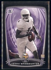 2014 Bowman - Teddy Bridgewater #37 Black RC