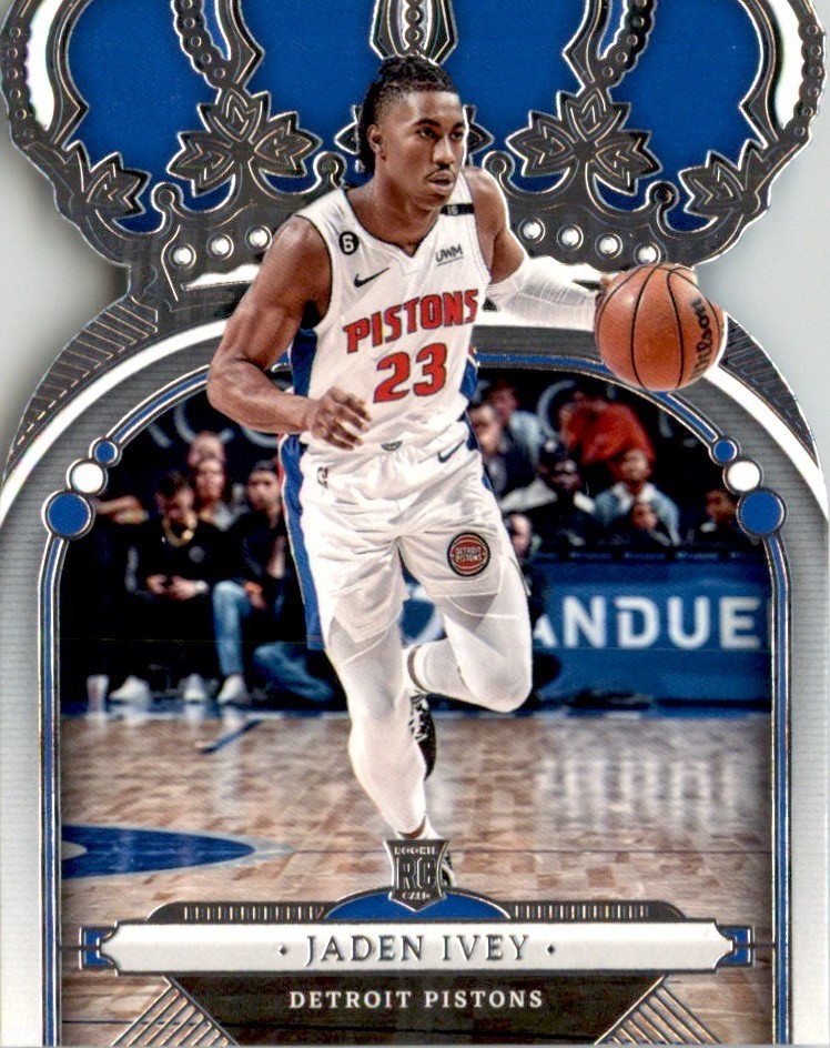 Jaden Ivey 2022-23 Panini Crown Royale RC #24 Detroit Pistons