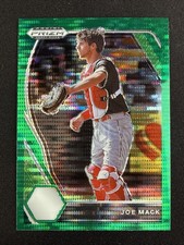 Joe Mack Rookie Card RC 2021 Prizm Draft Baseball Green Pulsar Prizm #PDP31. rookie card picture
