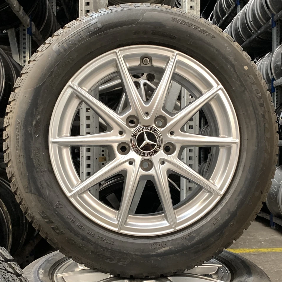 4 Orig Mercedes-Benz Winterräder 205/60 R16 92H A 177 B CLA A1774011100 3329 - Bild 2 von 3