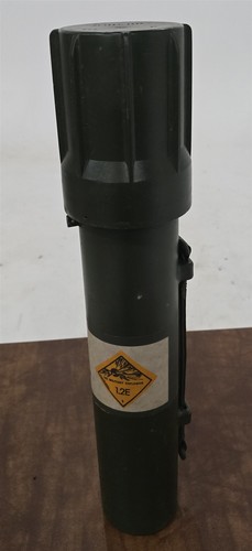 Mortero de plástico verde militar C868 81 mm M821 estuche de transporte de almacenamiento vacío utilería #2 - Imagen 4 de 7