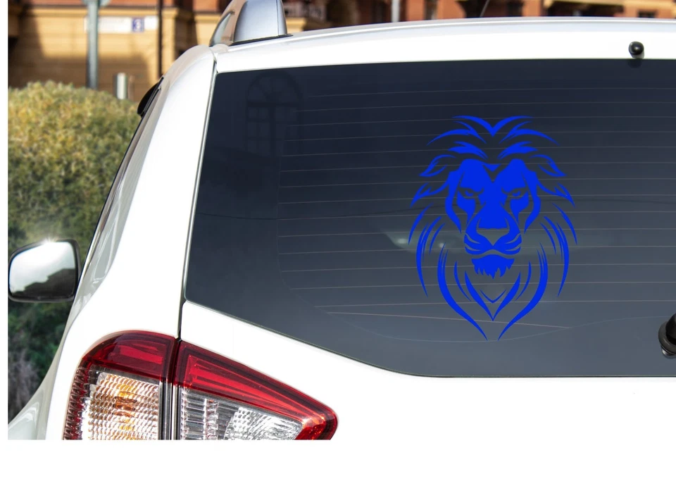 Lion Car Vinyl Decal, Oracal Vinyl, Weatherproof - Image 3 of 4