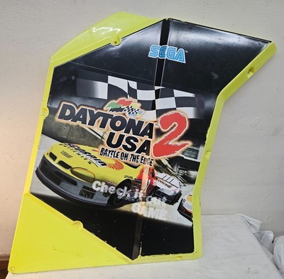 Sega DAYTONA USA 2 Arcade Game LEFT Side Plastic Cover