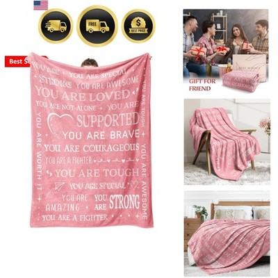 Get Well Soon Gifts for Women- Inspirational Gifts Blanket, Feel Better After...