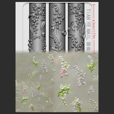 1Pcs Lotus Flower 3D Silicone Mold Lily Of The Valley Nail Art Decoration Nail
