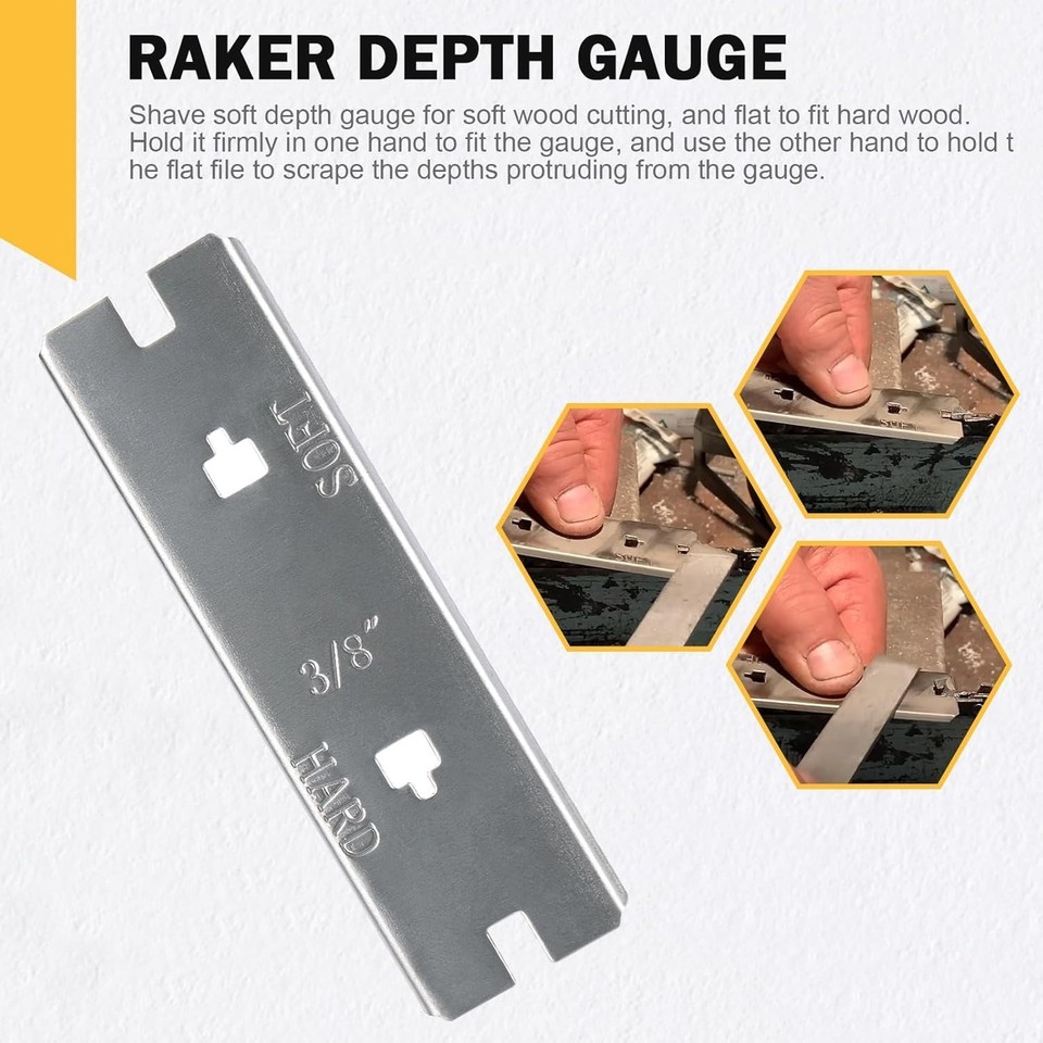 Depth Gauge Replacement for Husqvarna - Chainsaw Raker Gauge Accurate ...