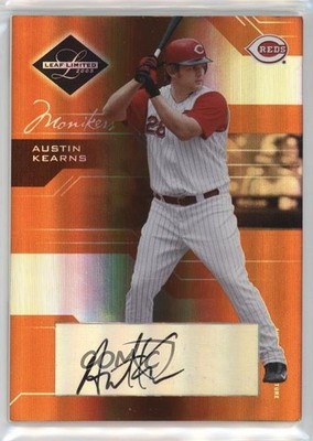 2005 Leaf Limited Monikers Bronze 75/100 Austin Kearns #131 Auto nd3