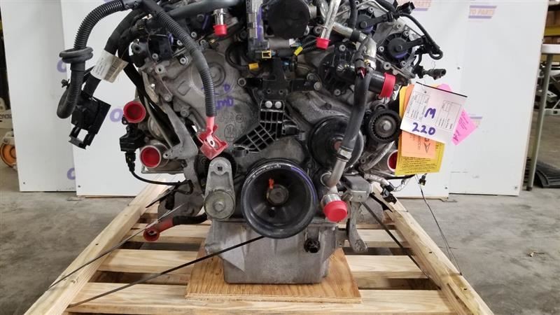 3.0L ENGINE ASSEMBLY WITH TURBOS 2017 MASERATI QUATTROPORTE S GRAN LUSSO RWD 46K