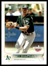 2022 Topps Opening Day Matt Chapman Oakland Athletics #92