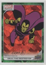 2023 Marvel Platinum High Series Green Crackle 31/99 Drax The Destroyer 0n1z