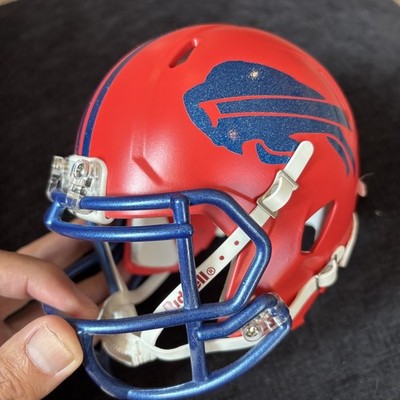 🦬🏈 Custom Buffalo Bills Custom Red Mini Football Helmet Concept