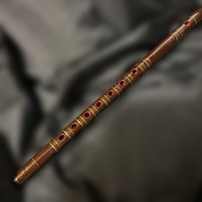 Festival Flute Seven Hole Seven Tone Handmade Japanese Ritual Flute Rare