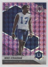 2021 Panini Mosaic Rookies Purple Mosaic Prizm 14/49 Mike Strachan #397 b8h
