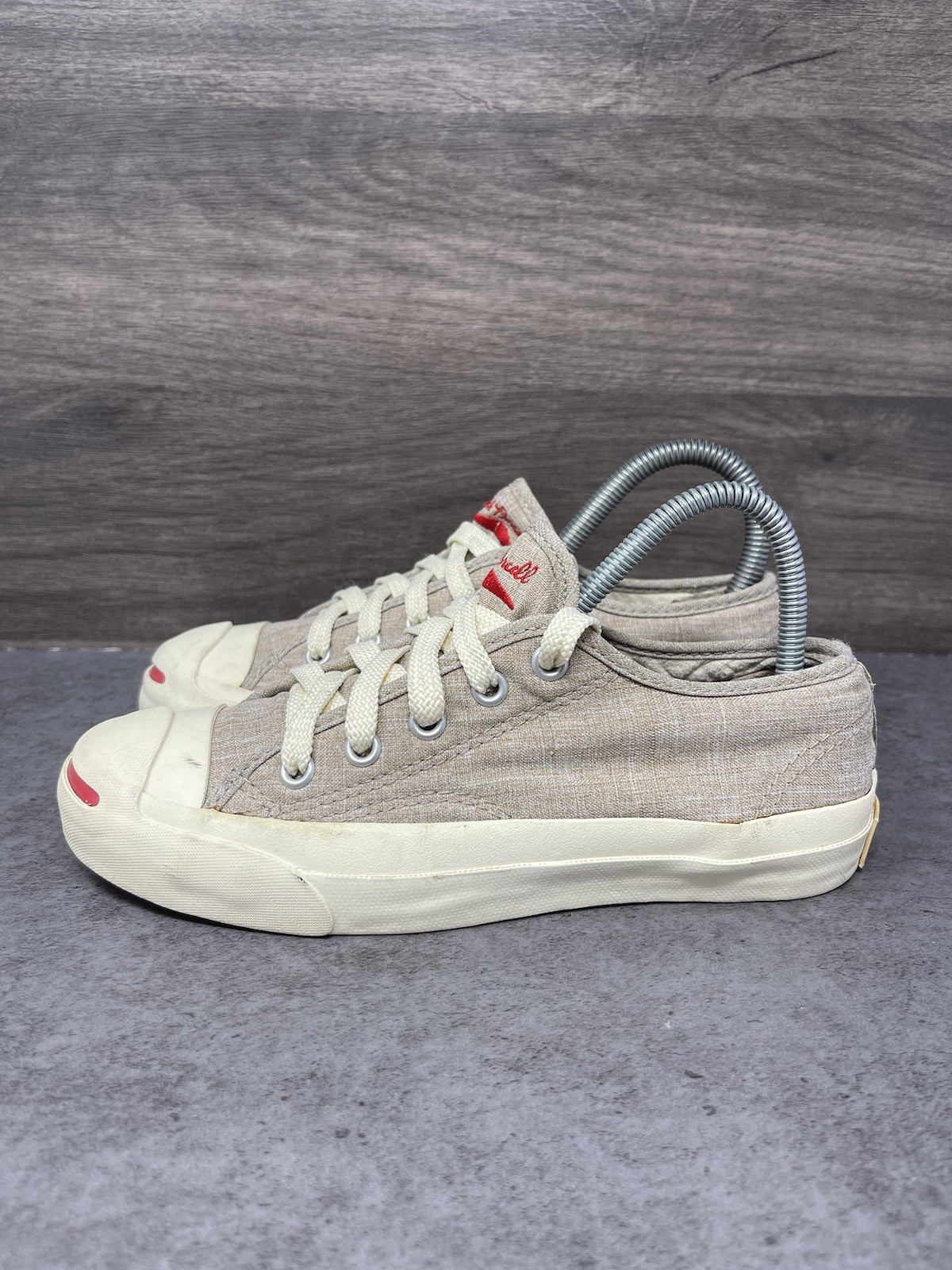 Converse Footpatrol Jack Purcell Sneakers Womens Size 4.5 Beige Low Top Shoes