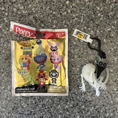 Poppy Playtime Series 2 Figural Bag Clip Keychain GITD CHASE - Nightmare Catnap