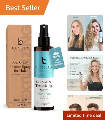 Organic Aloe Beach Wave Spray with Ocean Scent