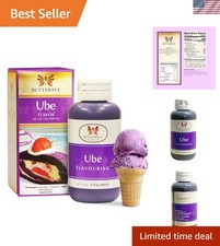 Butterfly Ube Extract 2 oz - Allergen-Free Purple Yam Flavor for Baking & Lattes