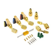  Air Conditioner Refrigerant Ball Valve 1/4 Inch SAE Kit, R410A Mini Split 