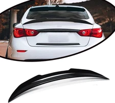 Rear Trunk Spoiler Wing Fit for Infiniti Q50 Sedan 2014-2020 PSM Style Highkick