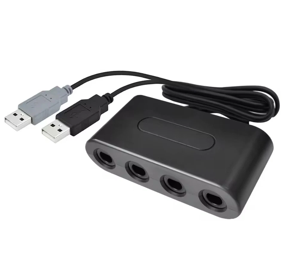 Adattatore Per Controller Gamecube Per Wii U Pc Usb Switch 4 Porte - Immagine 4 di 4