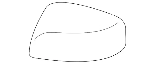 Genuine Subaru Mirror Cover 91059FL11A