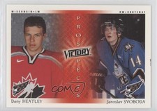 2000-01 Upper Deck Victory Prospects Dany Heatley Jaroslav Svoboda #279 ue3