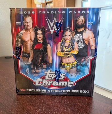 2026 Topps Chrome WWE Mega Box - Multiple Available - Sealed In Hand