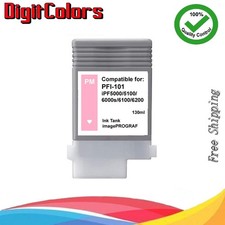PFI-101 Photo Magenta Ink Cartridge Tank Fit Canon IPF 5000 IPF 6000s 5100 6100