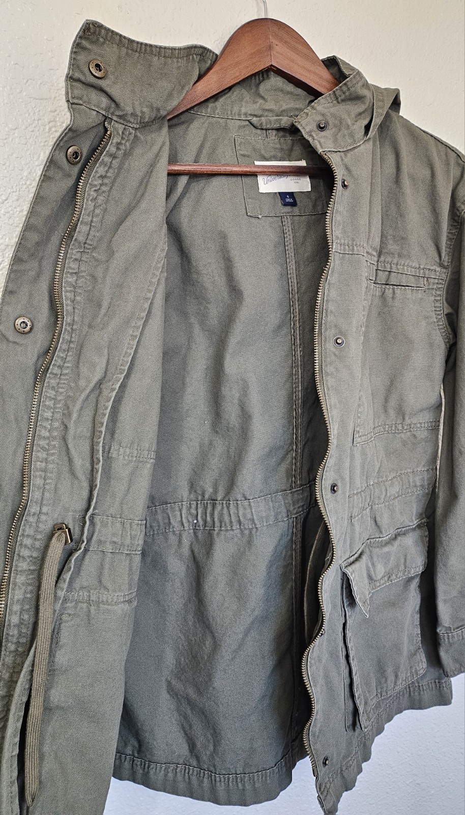 Universal Thread Cargo Jacket Hooded Size Small U… - image 5
