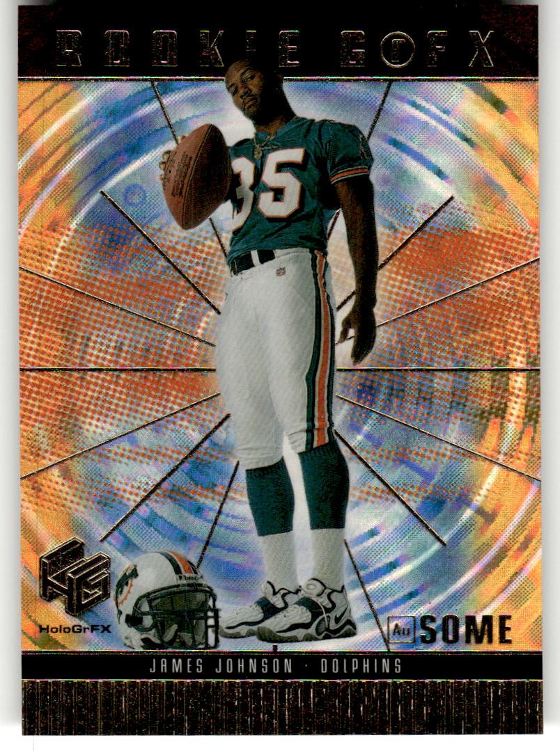 1999 Upper Deck HoloGrFX James Johnson AuSome Rookie #73