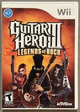 Guitar Hero 3 III Legends of Rock - Nintendo Wii, 2006 - Complete
