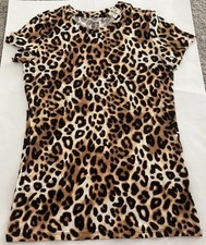 PINK Victoria s Secret Leopard Print Women s Shirt XS NWT