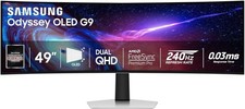 SAMSUNG 49" Odyssey QD-OLED G93SC Series Curved Gaming Monitor .