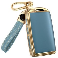 Compatible with Mazda CX5 Key Fob Cover  Keychain  TPU Keyfob Case for Blue