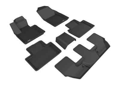 For 2015-2024 VOLVO XC90 (T5 B5) XC90 (T6 B6) Floor Mat KAGU BLACK R1 R2 R3