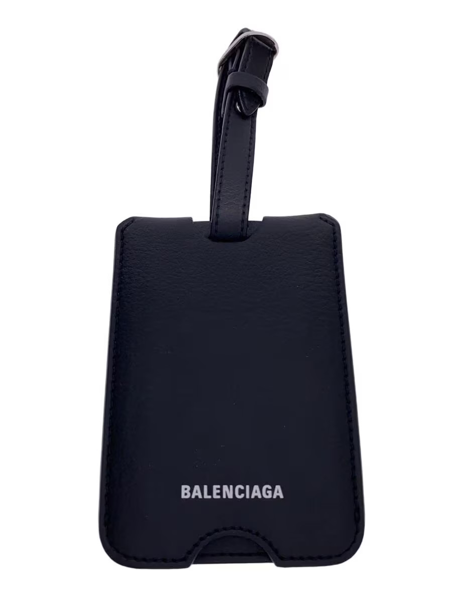 BALENCIAGA Pass Case Rayon Black Men's 542819