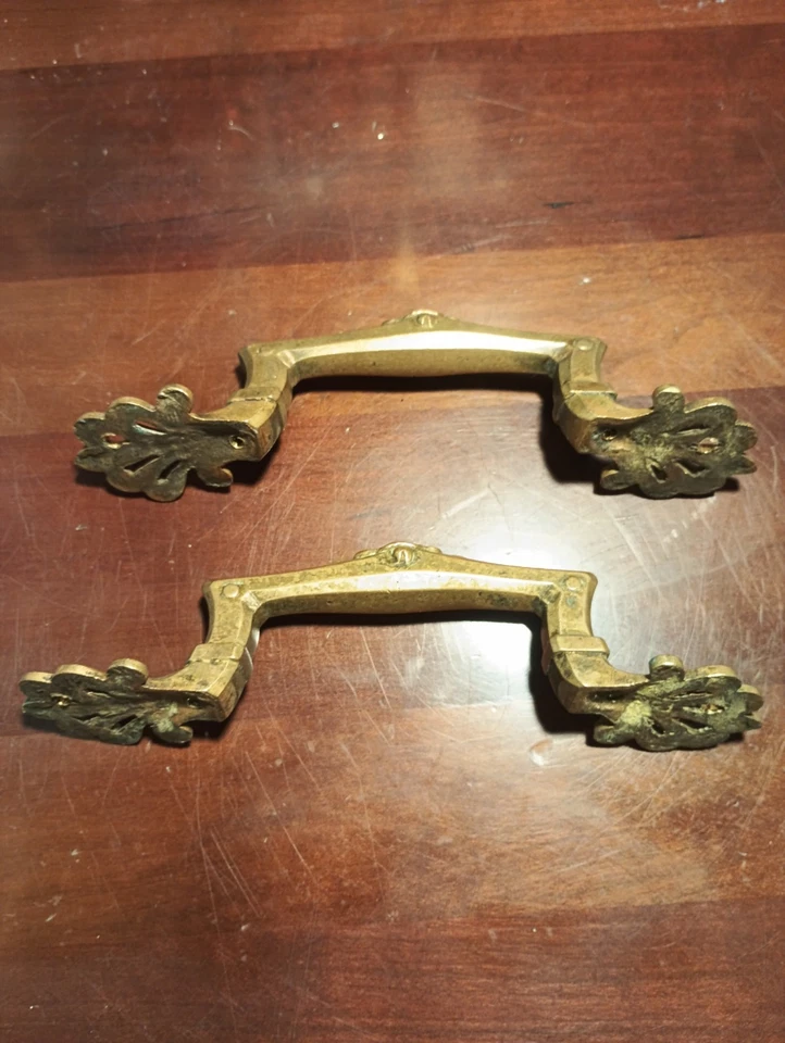 POIGNEE EN BRONZE ART NOUVEAU Lot De 2 - Photo 2/4