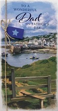 DAD FATHERS DAY CARD HARBOUR 9?x5? FREE P&P