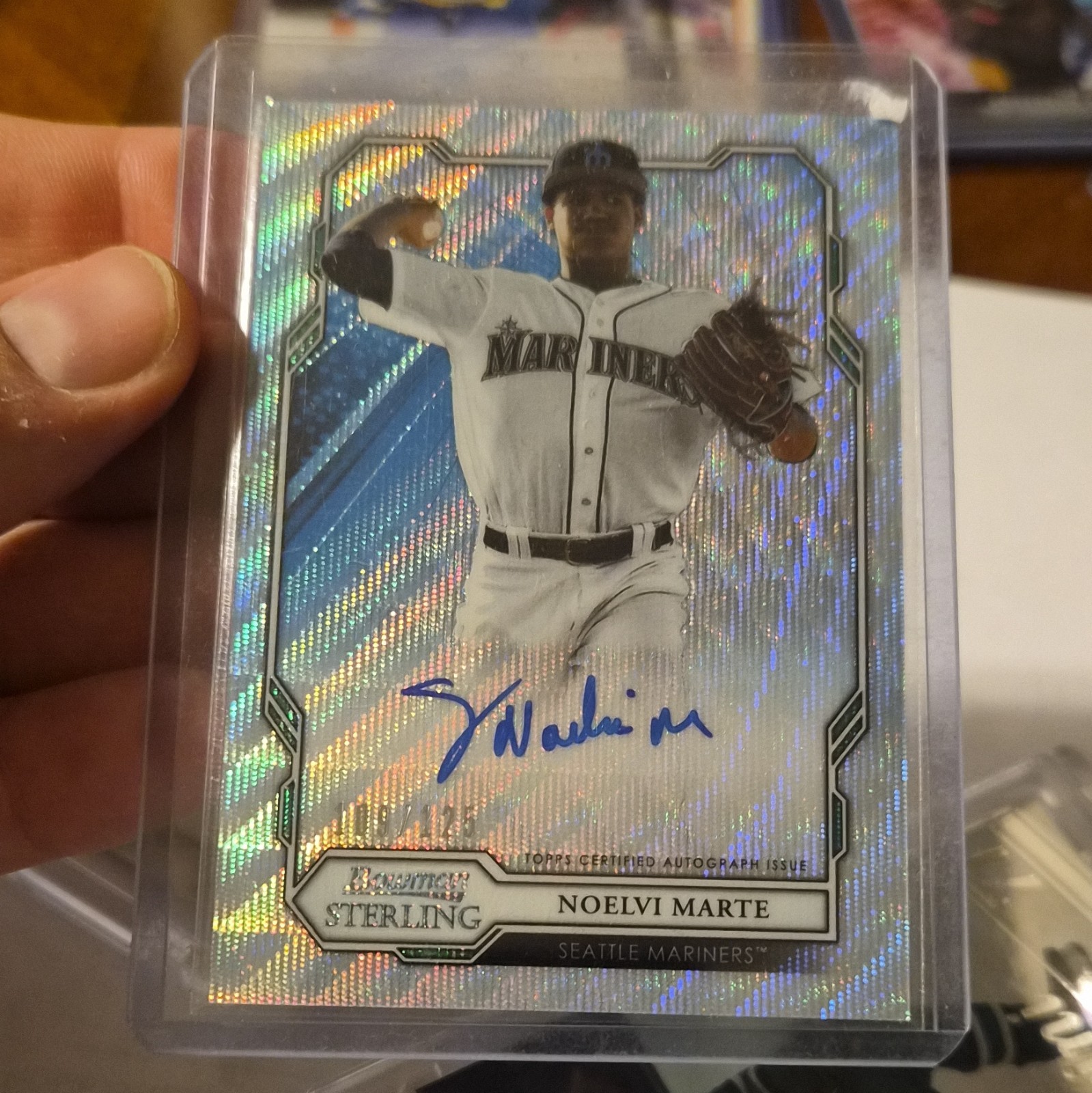 Noelvi Marte #BSPA-NMA 2019 Bowman Sterling Baseball Prospect Autographs