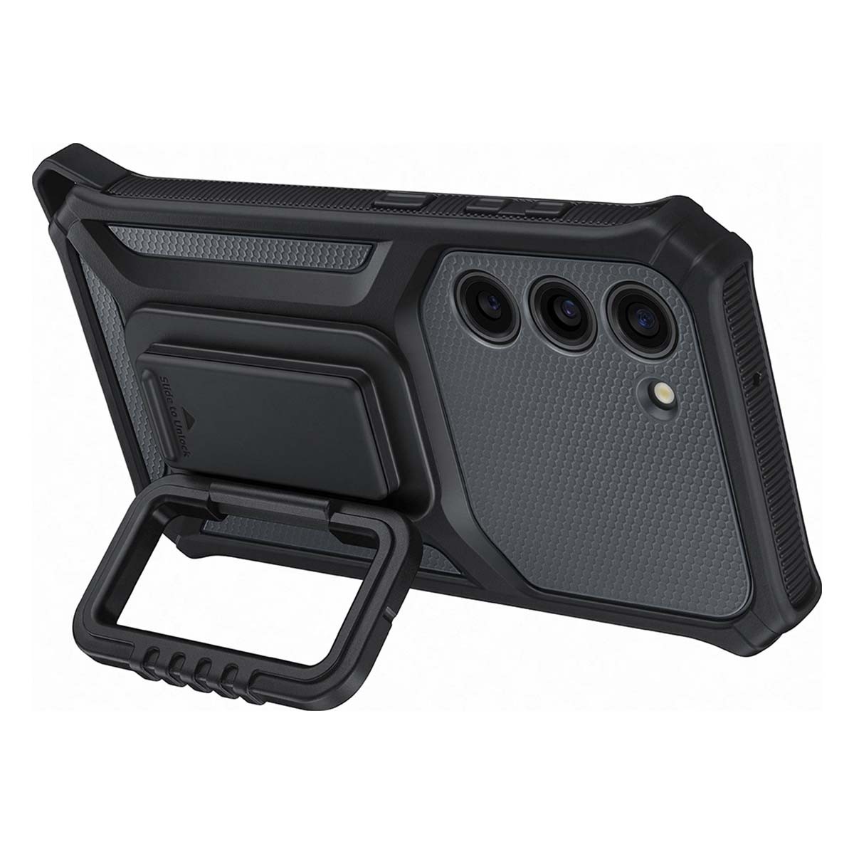 Coque Galaxy S23 Ultra blindée avec béquille rétractable noire - 2
