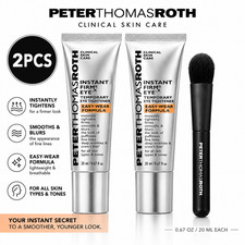 2PCS Peter Thomas Roth Instant FIRMx Eye Temporary Eye Tightener /Brush 0.67 oz