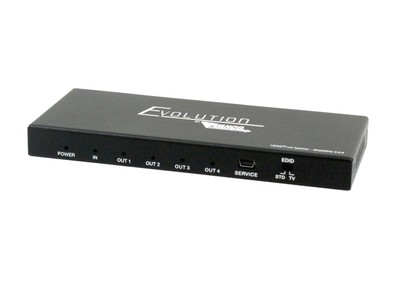 Vanco Evolution EVSP4K14 4K HDMI 1x4 Splitter