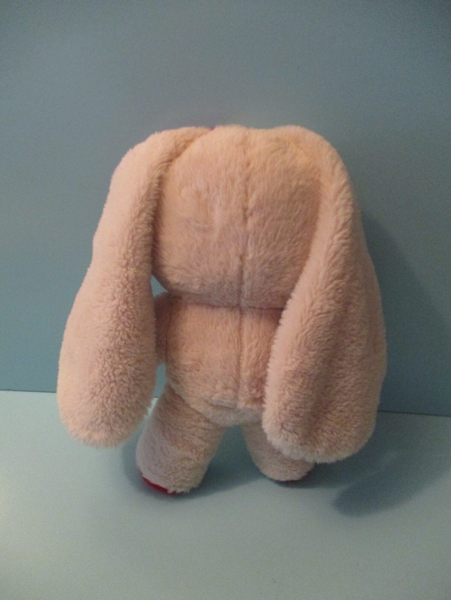Plushie Dreadful “Love Bunny” Red and White 12
