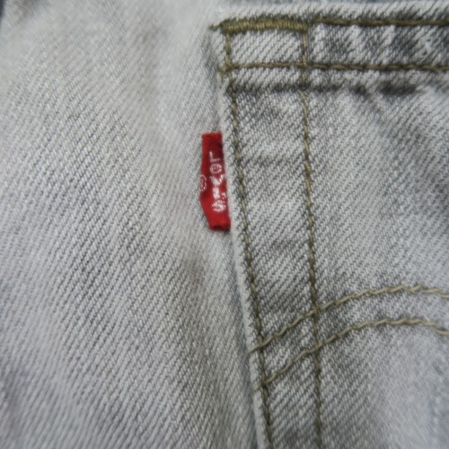 Levis Jeans Boys 10 Regular Gray Slim Straight Leg Red Tab Denim Youth 22x23 - Picture 14 of 16