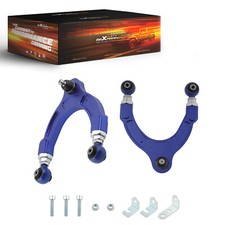 2x Aluminum Adjustable Front Upper Control Arms for Tesla Model 3 / Y 2017-2024