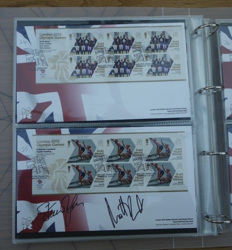 LONDON 2012 OLYMPIC GAMES - GOLD MEDAL WINNERS FDC COLLECTION - SOME ARE SIGNED - Picture 8 of 24