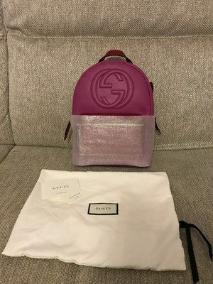 gucci soho backpack red