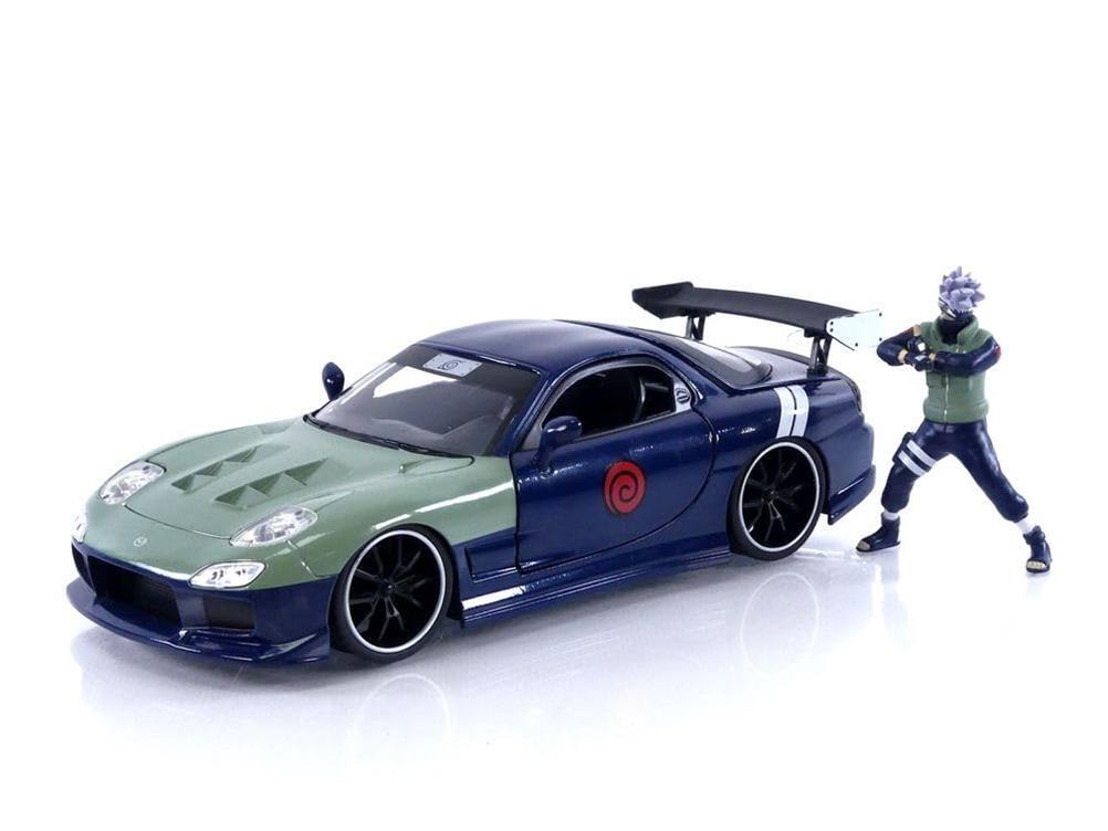 Hollywood Rides Naruto 1:24 Scale 1995 Mazda RX-7 with Kakashi 
